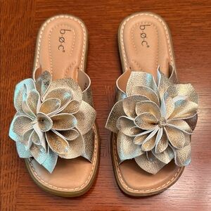 B.O.C. Kasia Champagne Slide Sandals